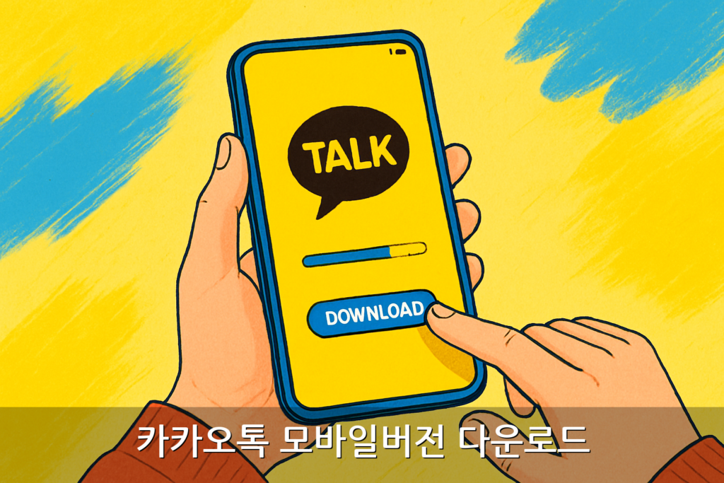 카카오톡 모바일버전 다운로드