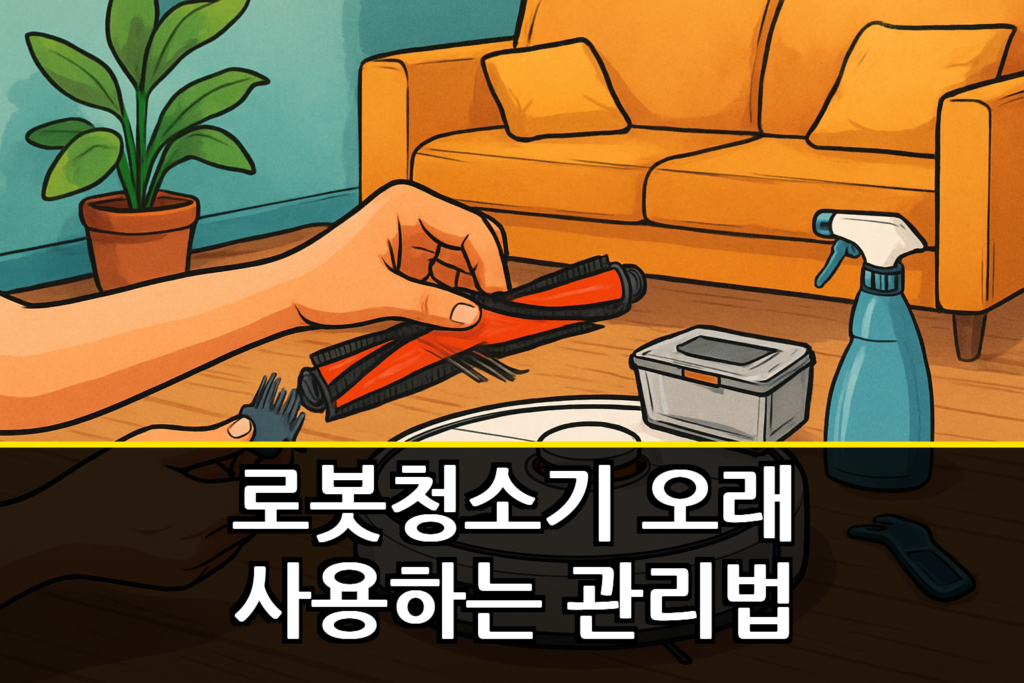 로봇청소기 오래 사용하는 관리법