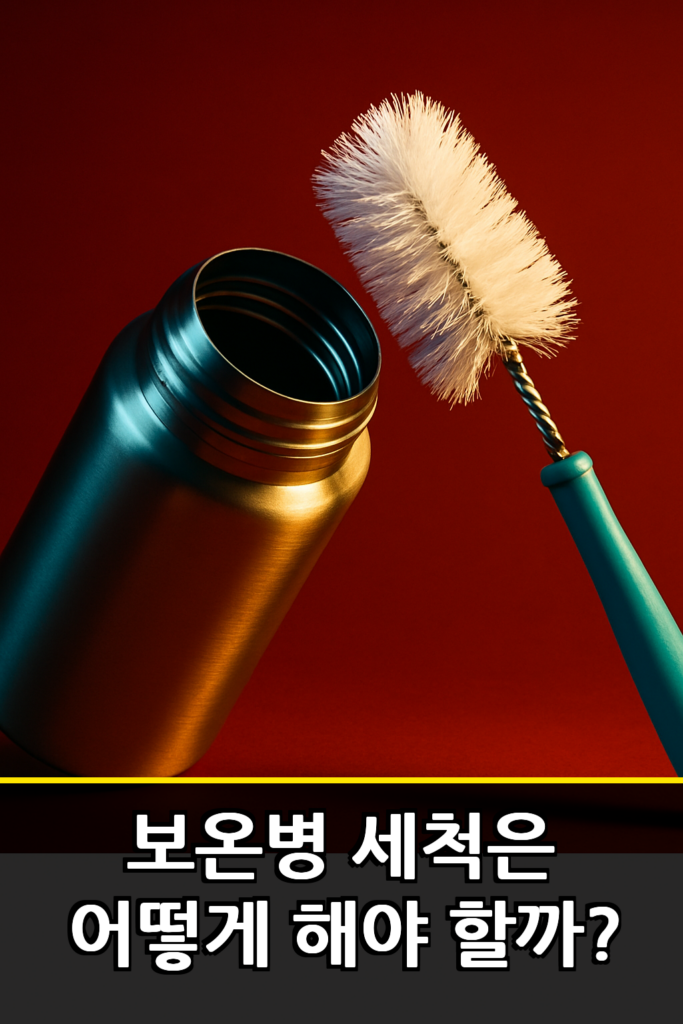 보온병 세척은 어떻게 해야 할까?