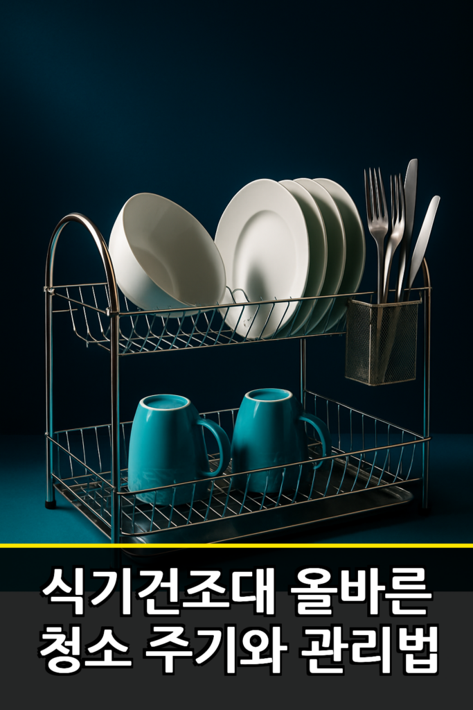 식기건조대 올바른 청소 주기와 관리법